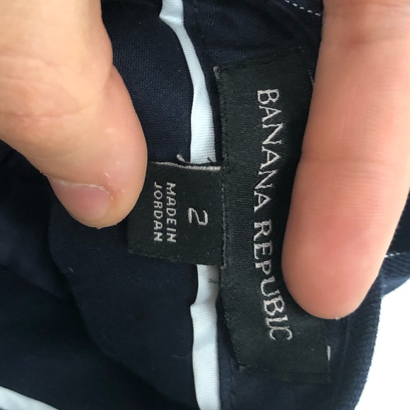 Banana republic navy pinstripe Ryan-fit pants - Picture 2 of 2